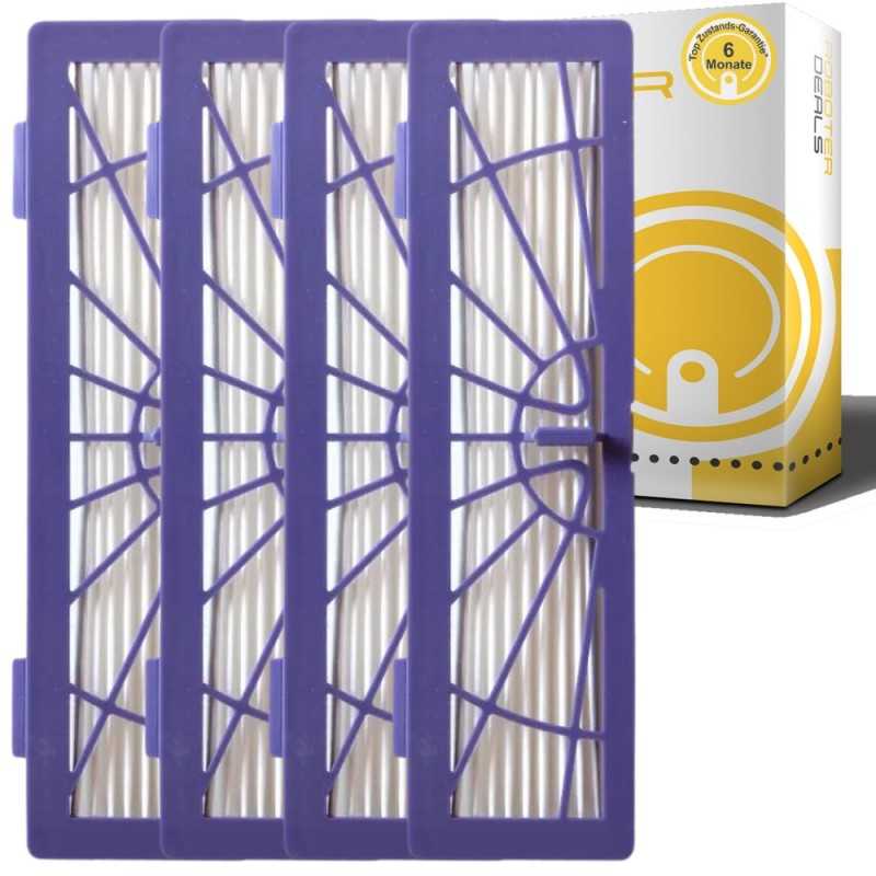 Feinstaub Filter, Ersatzfilter (4 Stück) für Neato Botvac D Serie 70, 75, 85 u. Connected D3, D4, D5, D6, D7 Feinstaub Filter, Ersatzfilter (4 Stück) für Neato Botvac D Serie 70, 75, 85 u. Connected D3, D4, D5, D6, D7