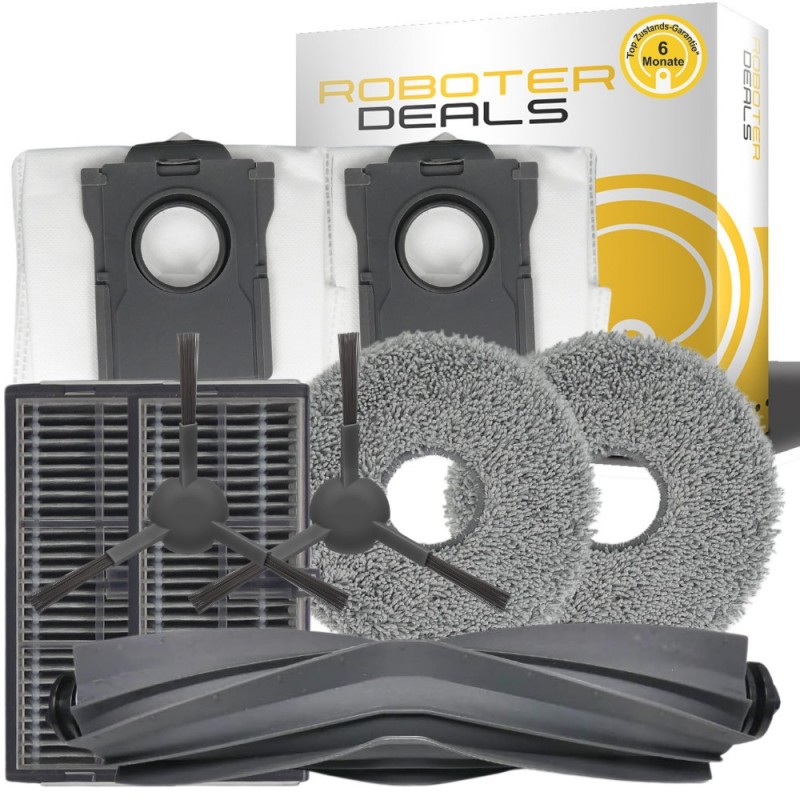 Zubehör Set, Ersatzteile Kit für Dreame L10s Pro Ultra Heat (2x Beutel, 2x Filter, 2x Seitenbürste, 2x Pad, 1x Hauptbürste) Zubehör Set, Ersatzteile Kit für Dreame L10s Pro Ultra Heat (2x Beutel, 2x Filter, 2x Seitenbürste, 2x Pad, 1x Hauptbürste)