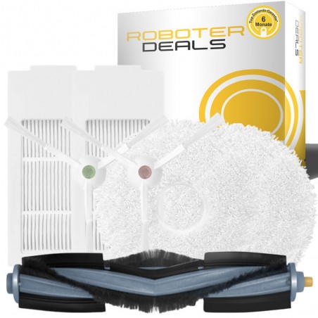 Zubehör Set, Ersatzteile für Yeedi Floor 3 Station (1x Hauptbürste, 2x Seitenbürste, 2x Pad, 2x Filter)