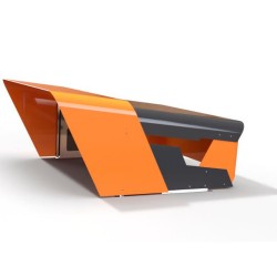 Aluminium Garage Orange Beauty Compact für Husqvarna Automower und Gardena Mähroboter
