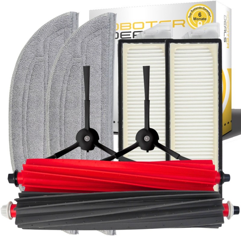 Zubehör Set, Ersatzteile Kit für Roborock S8 MaxV Ultra (2x Seitenbürste, 2x Hauptbürste, 2x Filter, 2x Pad) Zubehör Set, Ersatzteile Kit für Roborock S8 MaxV Ultra (2x Seitenbürste, 2x Hauptbürste, 2x Filter, 2x Pad)