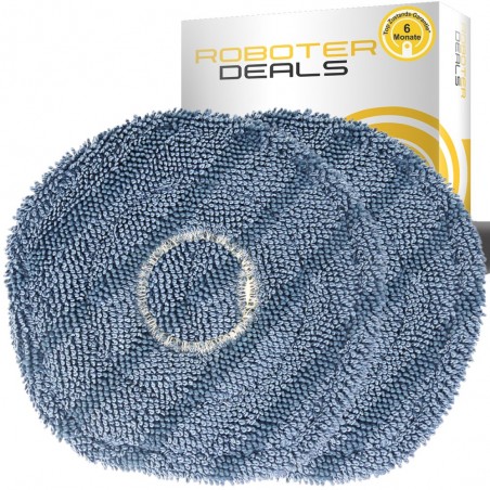 Mikrofaserpad, Ersatztuch, Wischmopp (2 Stück) für Eufy X10 Pro OMNI