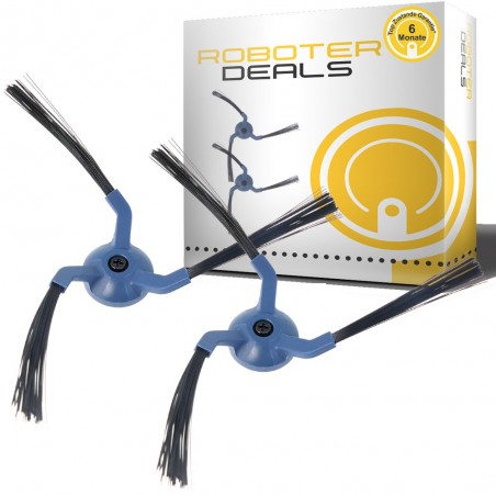 Seitenbürsten, Ersatzbürsten (2 Stück) für Eufy X10 Pro OMNI