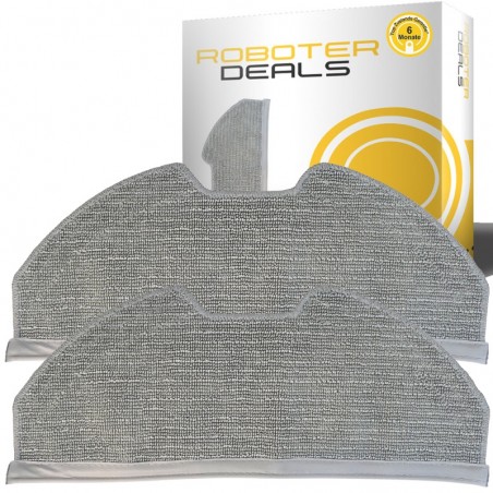 Mikrofaserpad, Ersatztücher, Wisch-Mopp (2 Stück) für Eufy X8 Pro, X8 Pro SES