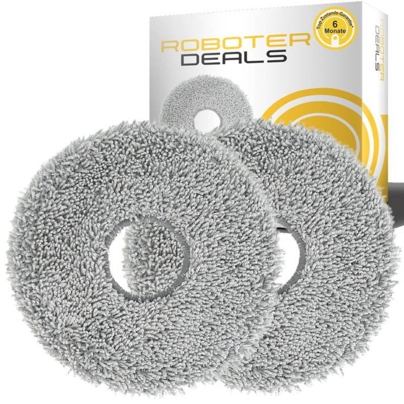 Wischpads, Mikrofasertücher, Mopp (2 Stück) für Ecovacs Deebot T50 Pro Omni Wischpads, Mikrofasertücher, Mopp (2 Stück) für Ecovacs Deebot T50 Pro Omni