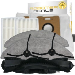 Zubehör Set, Ersatzteile für Tapo RV30 Max Plus (2x Filter, 2x Seitenbürste, 2x Staubbeutel, 1x Hauptbürste)