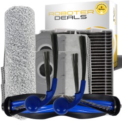 Zubehör Set, Ersatzteile Kit für Ecovacs Deebot X9 Pro Omni (2x Beutel, 2x Filter, 2x Seitenbürste, 2x Pad, 1x Hauptbürste)