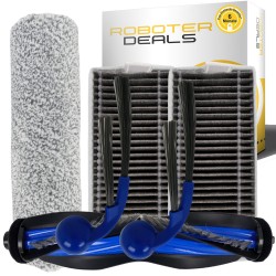Zubehör Set für Ecovacs Deebot X9 Pro Omni (2x Filter, 2x Seitenbürste, 1x Wischbürste, 1x Hauptbürste)