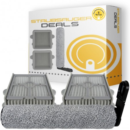 Zubehör Set, Ersatzteile Kit für Roborock F25, F25 ACE, F25 RT, F25 LT, F25 ALT (2x Filter, 1x Hauptbürste)
