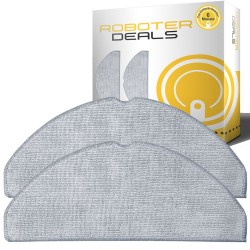 Wischpads, Mikrofasertücher, Mopp (2 Stück) für Roborock Q7 M5, Q7 L5, Q7 L5 Plus