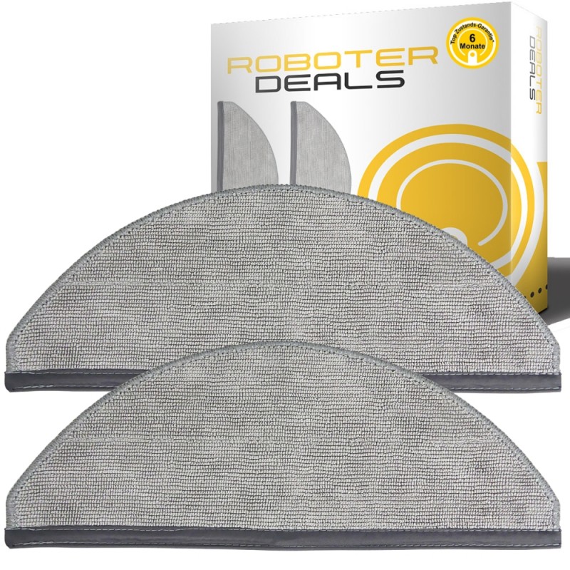Wischpads, Mikrofasertücher, Mopp (2 Stück) für Roborock Q10 S5 u. S5 Plus