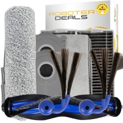 Zubehör Set, Ersatzteile Kit für Ecovacs Deebot X9 Pro Omni (2x Beutel, 2x Filter, 2x Seitenbürste, 2x Pad, 1x Hauptbürste)