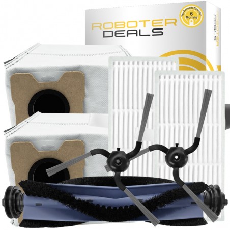 Zubehör Set, Ersatzteile Kit für Eufy Omni C10 (1x Hauptbürste, 2x Filter, 2x Seitenbürste, 2x Beutel)