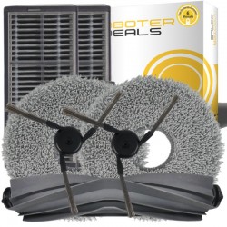 Zubehör Set, Ersatzteile für Dreame X40 Master (2x Seitenbürsten, 2x Pad, 2x Filter 1x Hauptbürste)