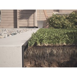 Rasenkanten Set für sauberen Rasenschnitt an der Mähkante mit Mähroboter