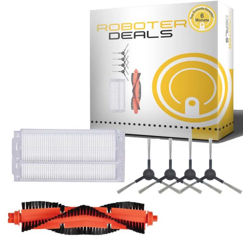 Zubehör Set für Xiaomi Mi Mop Pro (4x Seitenbürste, 1x Hauptbürste, 2x Filter) Zubehör Set für Xiaomi Mi Mop Pro (4x Seitenbürste, 1x Hauptbürste, 2x Filter)