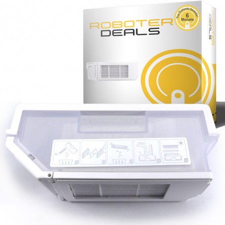 Staubtank, Behälter mit Filter für Ecovacs Deebot X1 OMNI,  X1 Turbo, X1 Plus